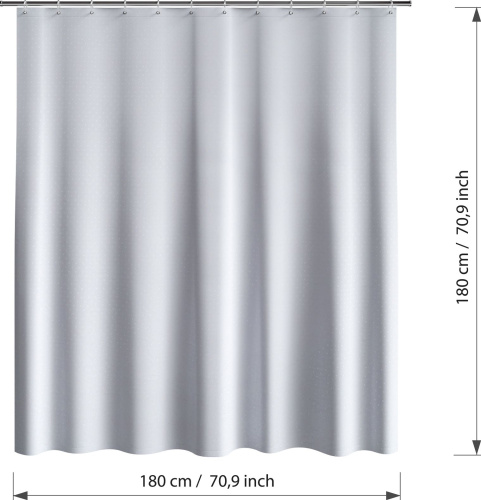 Штора для ванной Fora FOR-LT095 180х180 см, loft, бетон фото 3 Штора для ванной Fora FOR-LT095 180х180 см, loft, бетон фото 3