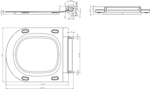 Комплект Унитаз подвесной STWORKI Хельсинки Clean On DPL EO slim 63429 безободковый + Инсталляция Ideal Standard ProSys Eco Frame 2.0 R046367 + Кнопка смыва черная фото 10
