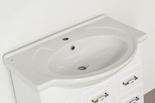 Мебель для ванной Style Line Олеандр-2 75 Люкс, белая фото 3