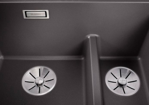Мойка кухонная Blanco Pleon 6 Split темная скала фото 5