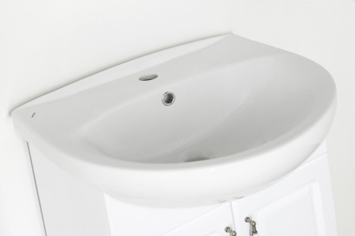 Мебель для ванной Style Line Олеандр-2 55 Люкс, белая фото 3