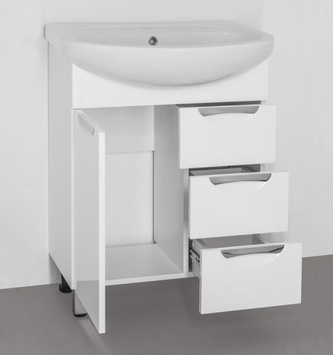 Мебель для ванной Style Line Жасмин 65 белая фото 4