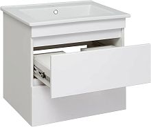 Мебель для ванной Runo Манхэттен 65, подвесная, белая