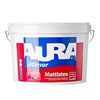 Краска для стен Aura Mattlatex моющаяся база A 9 л.