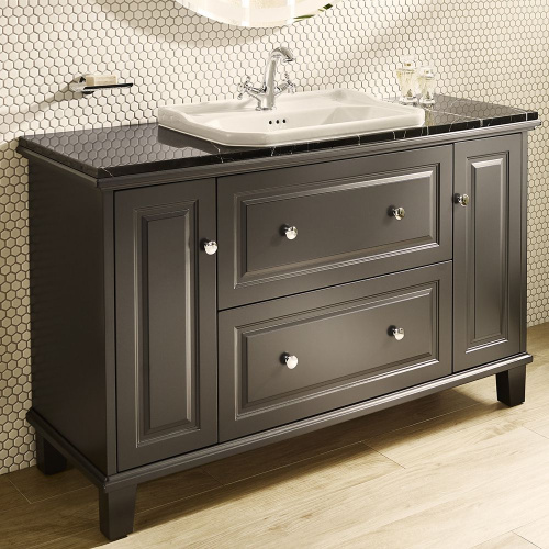 Мебель для ванной Roca Carmen 130 темно-серый сатин фото 2