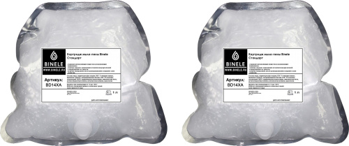 Жидкое мыло Binele BD14XA стандарт мыло-пена (Блок: 2 картриджа по 1 л) фото 2
