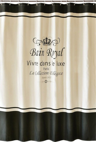 Штора для ванной Carnation Home Fashions Bain Royal 180х200 фото 2