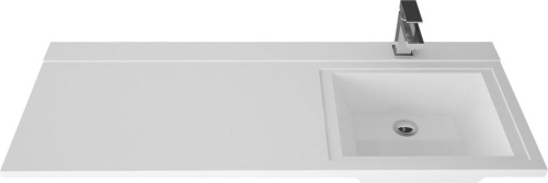 Тумба с раковиной Style Line Жасмин-2 60 Люкс Plus, белая, для стиральной машины фото 2