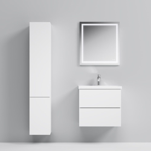 Мебель для ванной AM.PM Gem 60 белый глянец, подвесная, с 2 ящиками + Сертификат AM.PM на 30 дней подписки на медиасервис фото 3