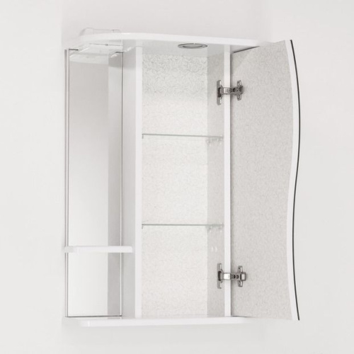 Зеркало-шкаф Style Line Эко Волна Лорена 55/С белый фото 2