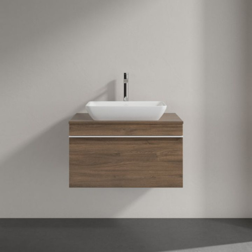 Мебель для ванной Villeroy & Boch Venticello 75 arizona oak, с белой ручкой фото 2