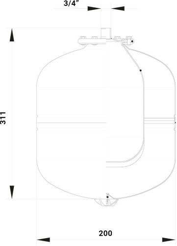 2 110 руб. Расширительный бак отопления Axis WRV 8 фото 2 Расширительный бак отопления Axis WRV 8 фото 2