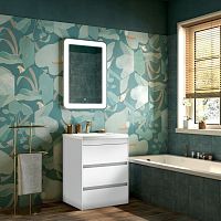 Мебель для ванной Art&Max Family 60, напольная, Bianco Lucido