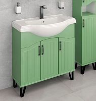 Мебель для ванной Runo Марсель 80, напольная, зеленая