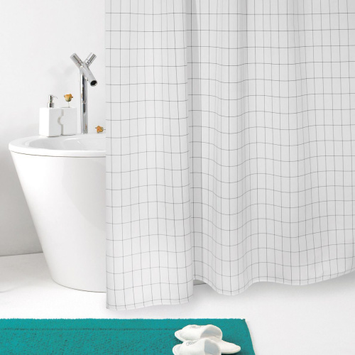 Штора для ванной Bacchetta Grid 240x200 Штора для ванной Bacchetta Grid 240x200