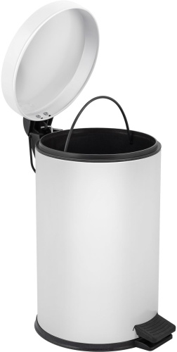 Мусорное ведро Berges Wasserhaus 122003 12 л, белое фото 4 Мусорное ведро Berges Wasserhaus 122003 12 л, белое фото 4
