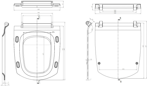 Комплект Унитаз подвесной STWORKI Стокгольм + Система инсталляции для унитазов Ideal Standard + Кнопка смыва Ideal Standard хром фото 6