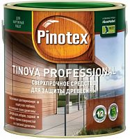 Пропитка декоративная для защиты древесины Pinotex Tinova Professional бесцветная 4,85 л.