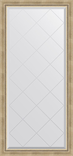 Зеркало Evoform Exclusive-G BY 4261 73x155 см состаренное серебро с плетением