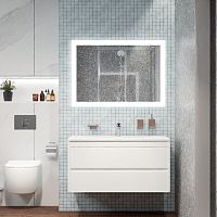 Мебель для ванной Art&Max Family 100, подвесная, Bianco Lucido