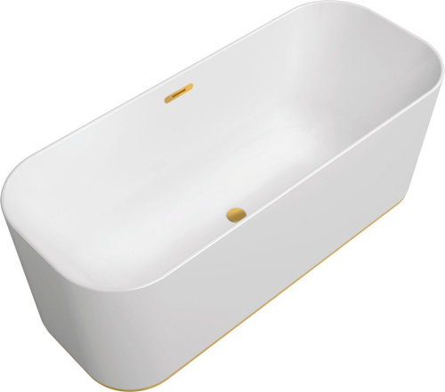 Акриловая ванна Villeroy & Boch Finion UBQ177FIN7N300V1RW 170x70, кольцо Design золото с подсветкой фото 6