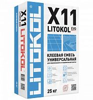 Клеевая смесь Litokol X11 Evo серый 25 кг.