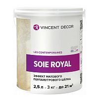 VINCENT DECOR SOIE ROYAL декоративное покрытие с эффектом матового шелка (2,5л)