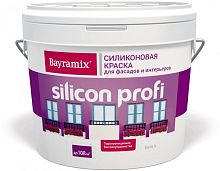 Краска Bayramix Silicon Profi фасадная, силиконовая, матовая для поверхностей с высокой эксплуатационной нагрузкой