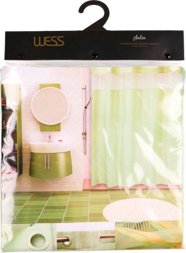 Штора для ванной Wess T584-5 Salsa фото 3