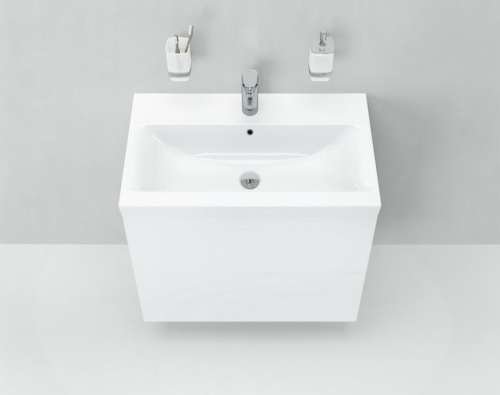 Мебель для ванной AM.PM Gem 60 белый глянец, подвесная, с 2 ящиками + Сертификат AM.PM на 30 дней подписки на медиасервис фото 5