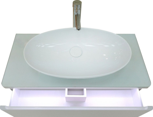 Мебель для ванной Misty Скай 80 подвесная, с подсветкой фото 5