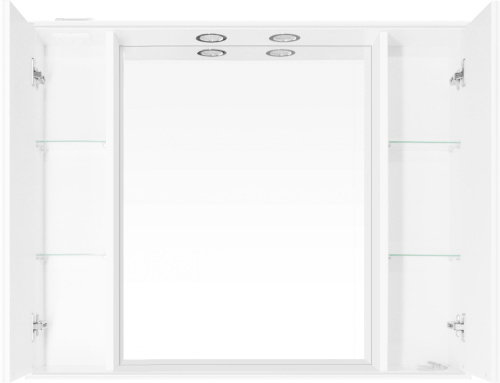 Зеркало Style Line Олеандр-2 100/С Люкс, белый фото 3