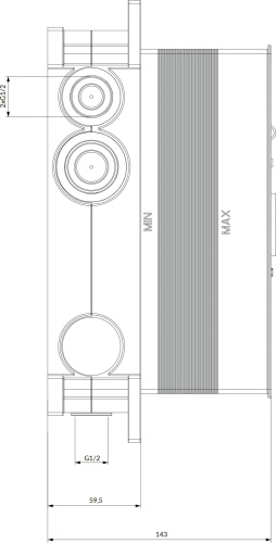 Скрытая часть Omnires BOXTE3F фото 2