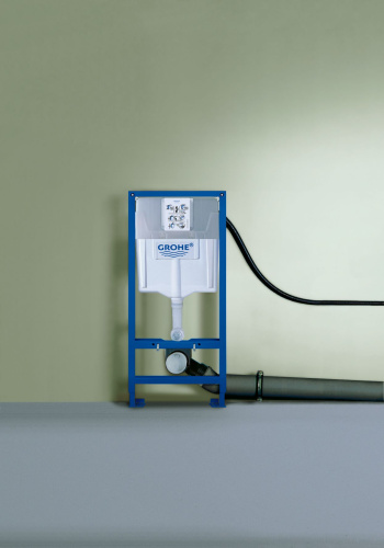 Комплект Унитаз подвесной Gustavsberg Hygienic Flush WWC 5G84HR01 безободковый + Система инсталляции для унитазов Grohe Rapid SL 38775001 4 в 1 с кно фото 6