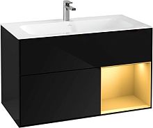 Мебель для ванной Villeroy & Boch Finion G040HFPH 100 с подсветкой и освещением стены