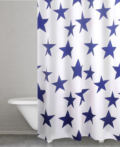 Штора для ванной Ridder Star 403303 синяя фото 2