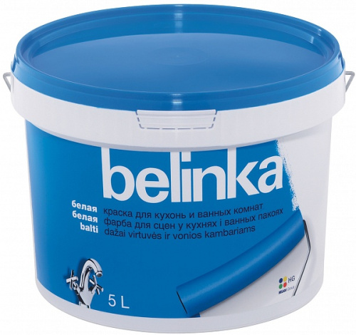 Belinka краска для кухонь и ванных комнат (5 л)