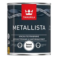 TIKKURILA METALLISTA краска по ржавчине 3 в 1, глянцевая, база A (2,5л)