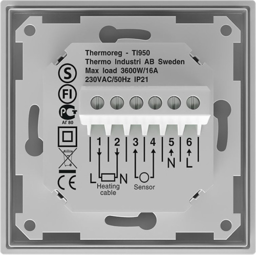 Терморегулятор Thermo Thermoreg TI 950 Design фото 6