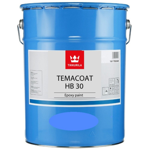 Краска Тиккурила Индастриал «Темакоут ХБ 30» (Temacoat HB 30) эпоксидная полуматовая 2К (14.4л) База TCH «Tikkurila Industrial»