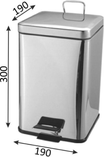 Мусорное ведро Sapho Simple Line GAQ006 фото 5 Мусорное ведро Sapho Simple Line GAQ006 фото 5