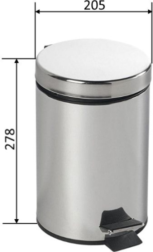 Мусорное ведро Sapho Simple Line 27105 фото 2 Мусорное ведро Sapho Simple Line 27105 фото 2