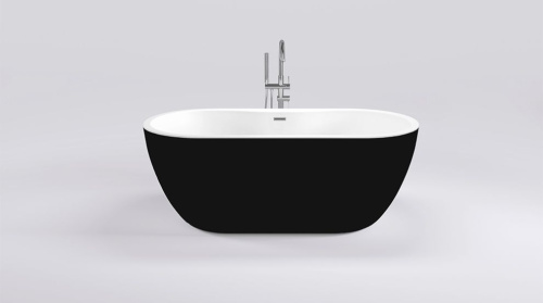 Акриловая ванна Black&White Swan SB111 black 180x75 фото 2
