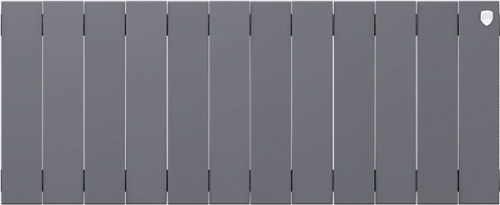 Радиатор биметаллический Royal Thermo Piano Forte 300 silver satin, 12 секций фото 2