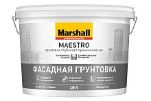 Грунт для фасадных работ акриловый глубокого проникновения Marshall Maestro глубокоматовый 10 л.