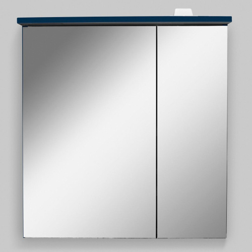 Зеркало-шкаф AM.PM Spirit V2.0 60 L с LED-подсветкой, глубокий синий фото 8