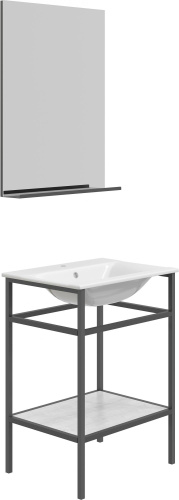 Мебель для ванной DIWO Смоленск 60 с раковиной Ontariо 60 фото 3