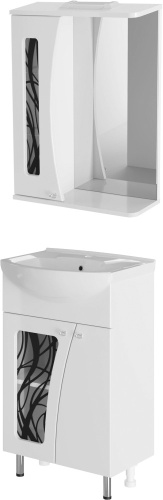 Мебель для ванной DIWO Муром 55, напольная + сифон для раковины AlcaPlast + смеситель STWORKI by Damixa фото 11