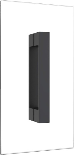 Душевой уголок Vegas Glass ZA NOVO 80 02М 10 профиль черный матовый, стекло сатин матовое фото 2