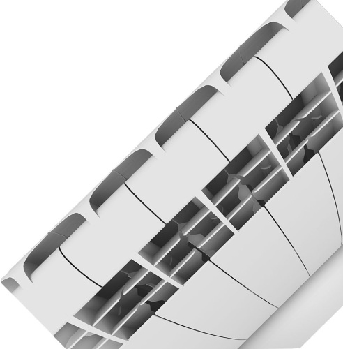 Радиатор биметаллический Royal Thermo BiLiner 500 VDR 4 секции, bianco traffico фото 3